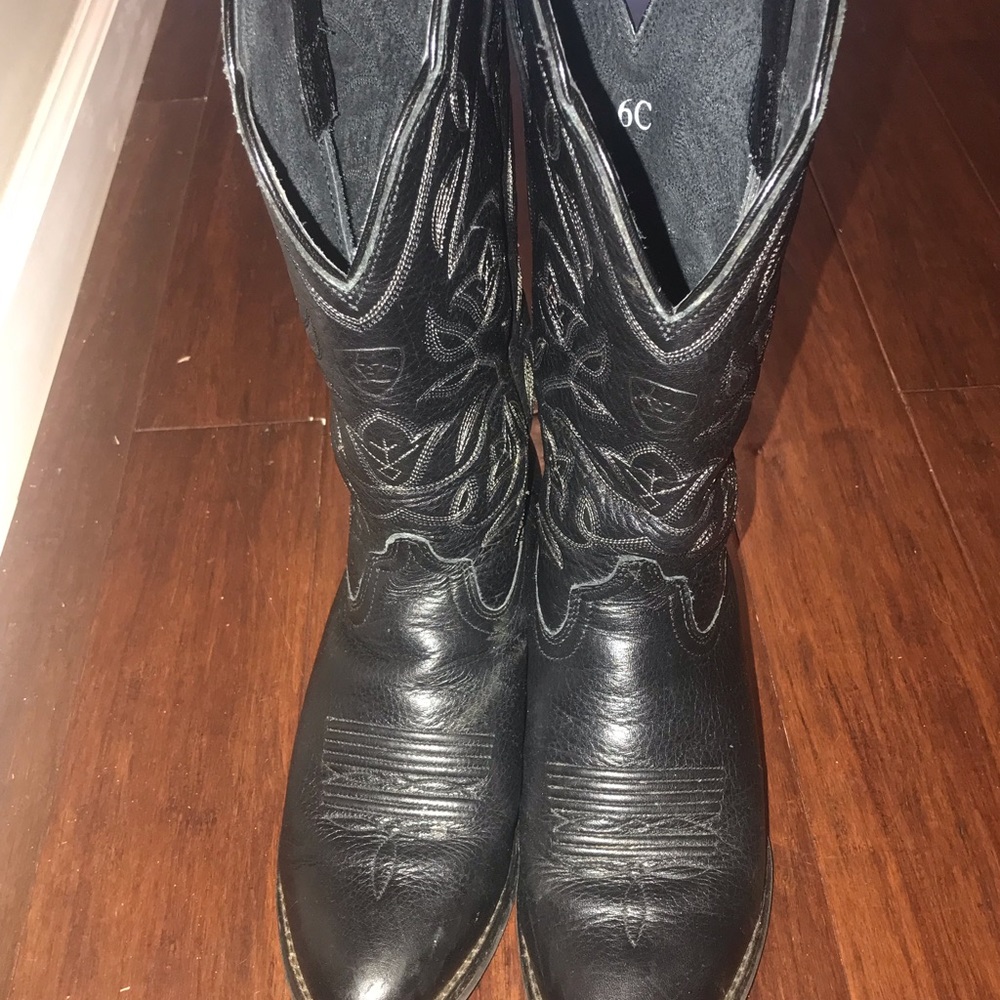 Ariat Black Heeled Boots for Women - Picture 8 of 13